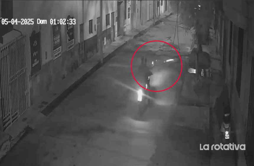 extorsionadores balean vivienda en Cajamarca