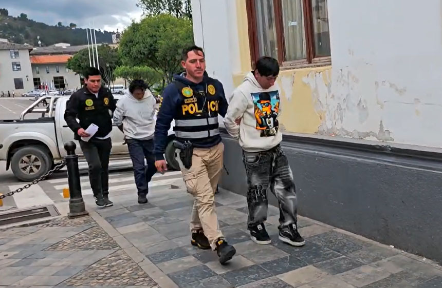 capturan extorsionadores Cajamarca