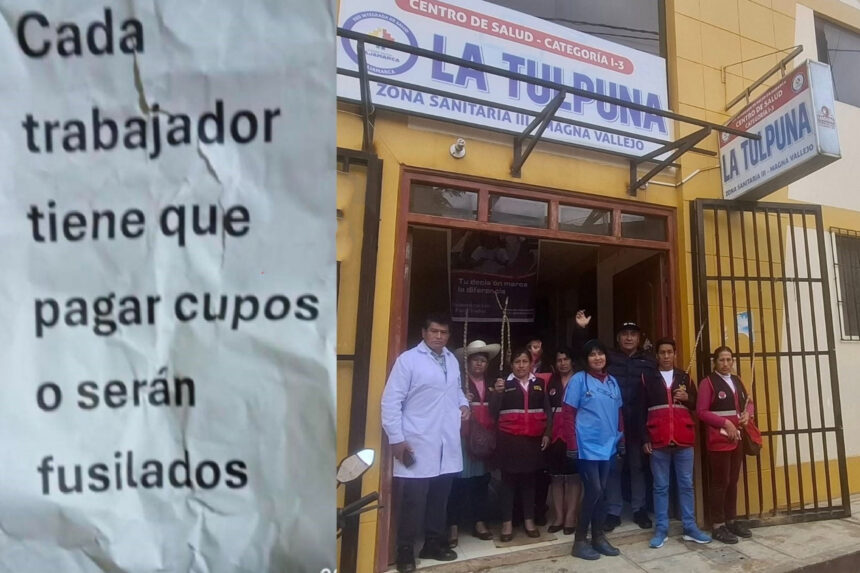 extorsión en Cajamarca