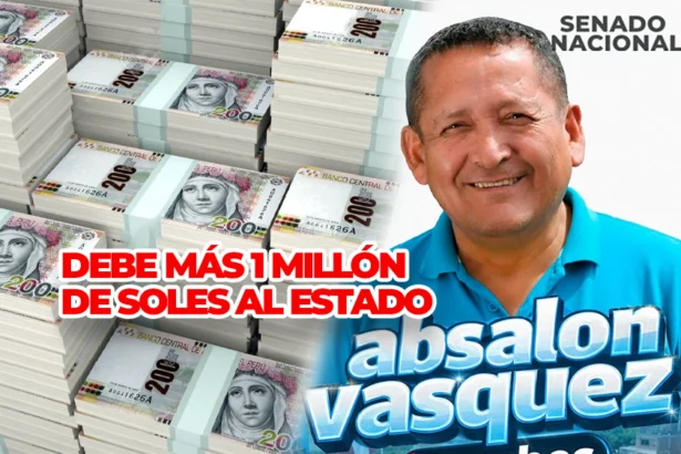 Absalón Vásquez al senado renovación popular