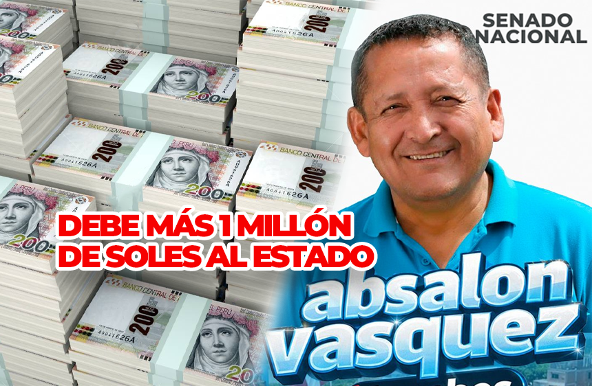 Absalón Vásquez al senado renovación popular