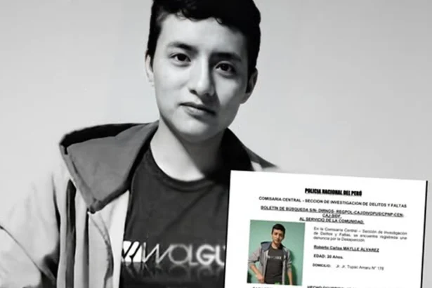 joven desaparecido en Cajamarca